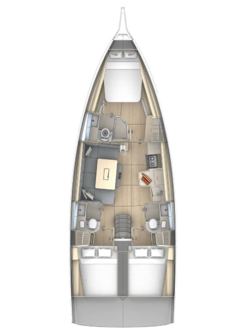 Yacht charter Alimos - Dufour Dufour 41 on SamBoat
