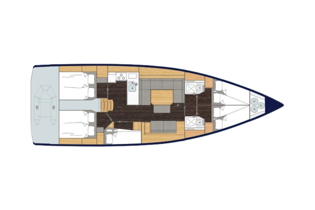 Hire Sailboat with or without skipper Bavaria Biograd na Moru