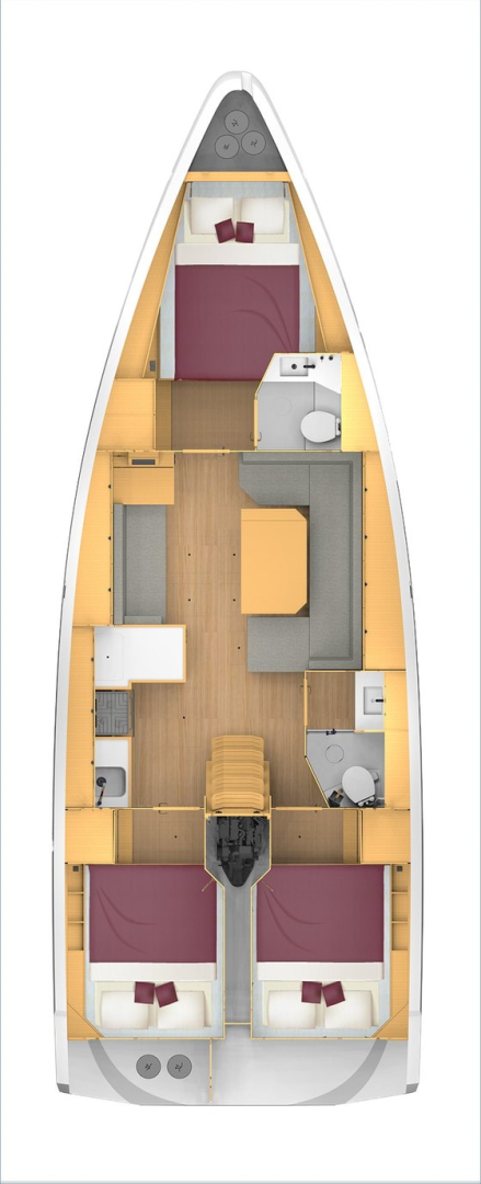 Yacht hire Biograd na Moru cheap Bavaria C42