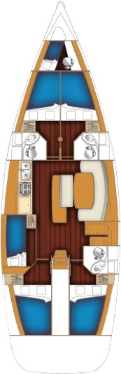 Hire Sailboat Bénéteau with a boat licence