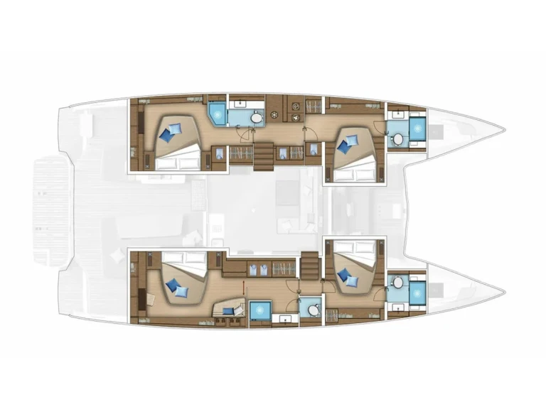 Hire Catamaran with or without skipper Lagoon Seget Donji