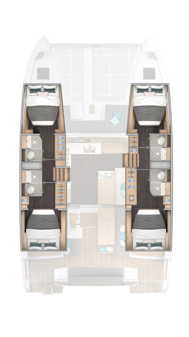 Yacht charter Benitses - Lagoon Lagoon 43 on SamBoat