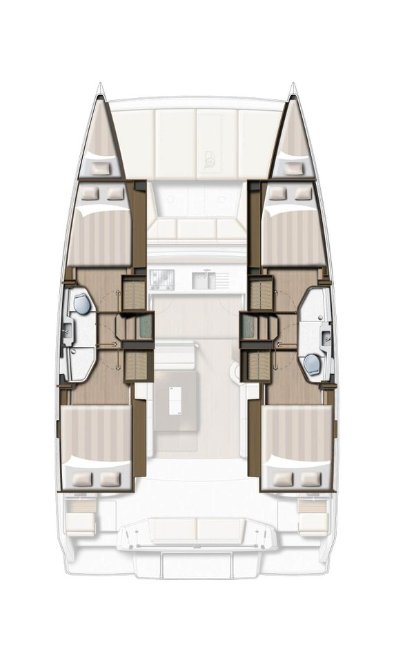 Catamaran to hire Le Marin at the best price