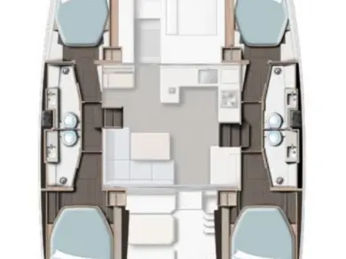Hire a Leopard Catamarans / Robertson & Caine Leopard 42 - 4 cab. Cannigione