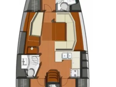 Hire Sailboat Jeanneau with a boat licence