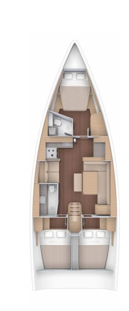 Yacht hire Milazzo cheap Dufour 430