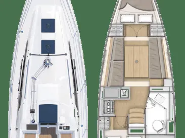 Sailboat hire in Ajaccio - Bénéteau Oceanis 30.1