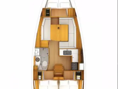 Hire Sailboat Jeanneau with a boat licence