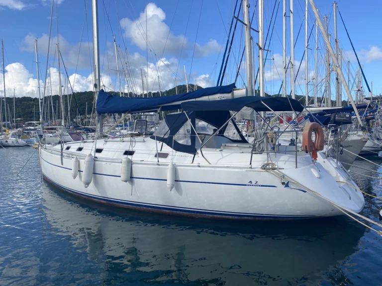 Poncin Yachts Harmony 42 Elegance charter bareboat or skippered in  Fort-de-France