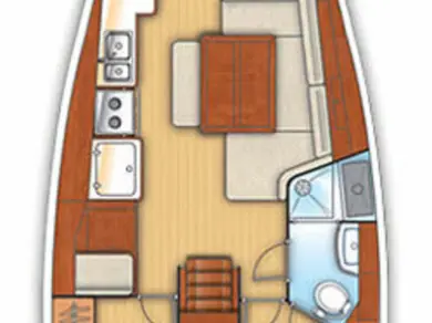Hire Sailboat Bénéteau with a boat licence
