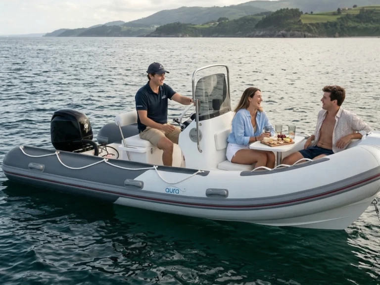 Goldenship Aura 5020 charter bareboat or skippered in  Gijón