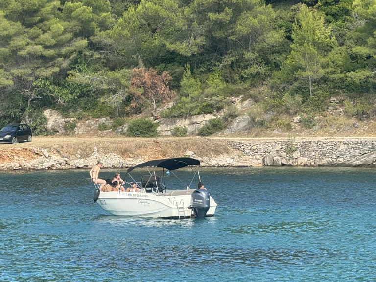 speedy Cayman 585 charter bareboat or skippered in  Trogir