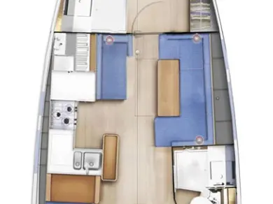 Hire Sailboat with or without skipper Jeanneau Trogir