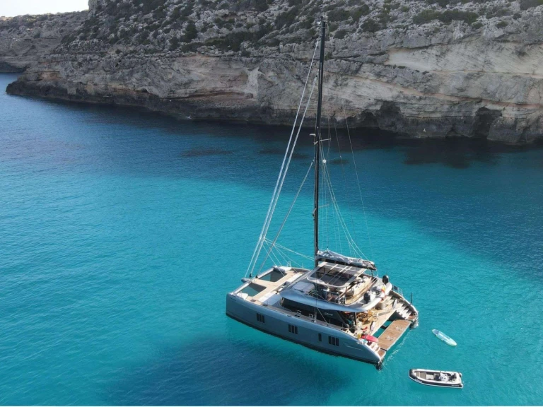 Sunreef CALMA charter bareboat or skippered in  Balearic Islands