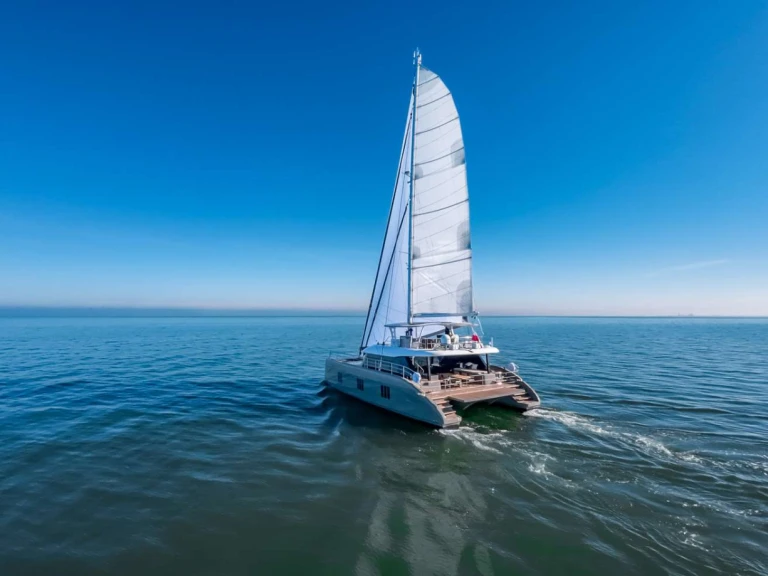 Sunreef YLIME charter bareboat or skippered in  Ajaccio