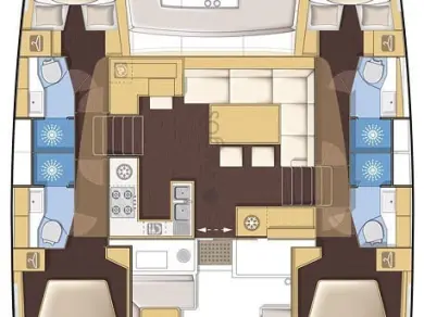 Charter a Lagoon Lagoon 450 F in Piso Livadi on Samboat