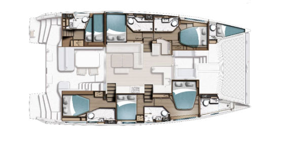 Leopard Catamarans / Robertson & Caine Leopard 52 charter bareboat or skippered in  Furnari