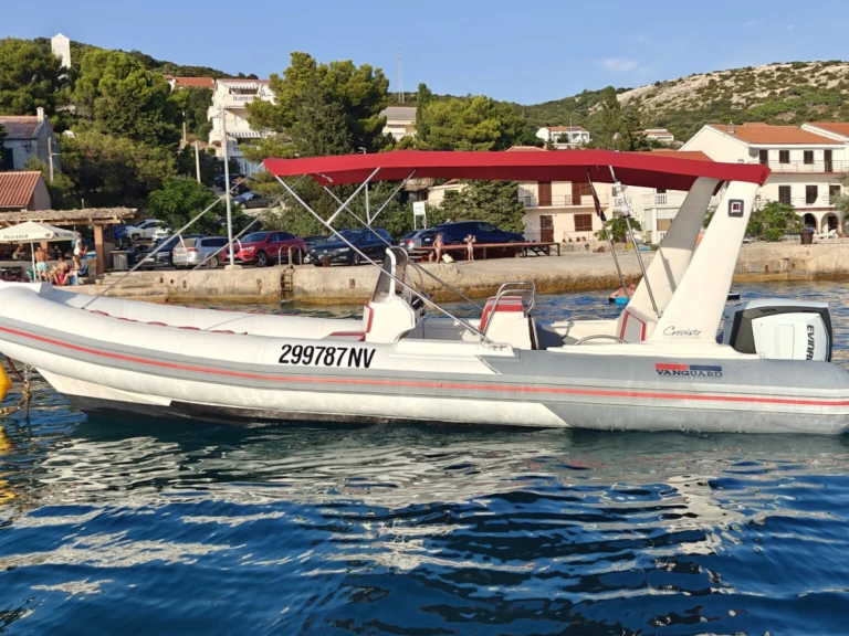 Valiant V 750 Cruiser charter bareboat or skippered in  Novalja