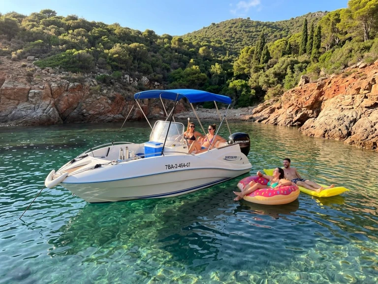 Yacht hire Cambrils cheap Quicksilver 505 Commander