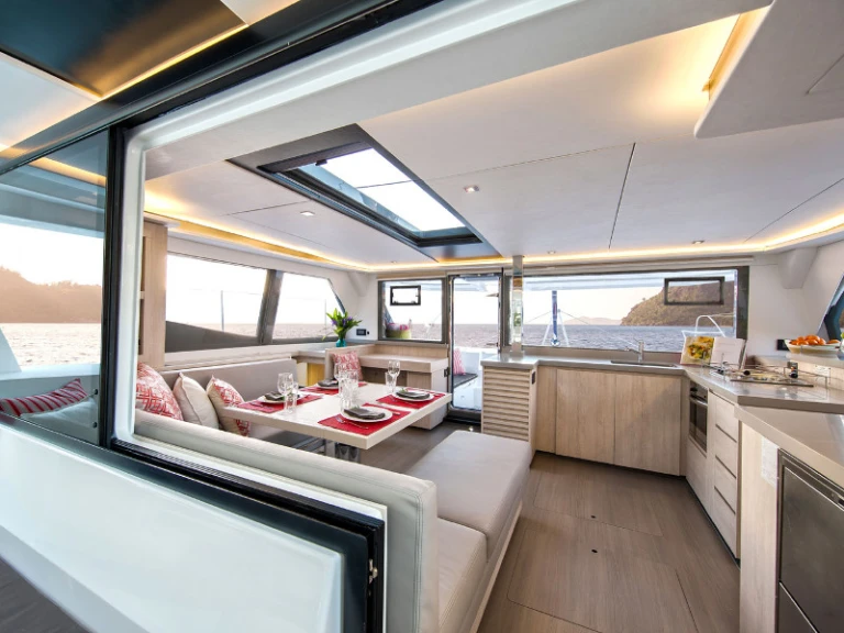 Leopard Leopard 45 charter bareboat or skippered in  Eden Island