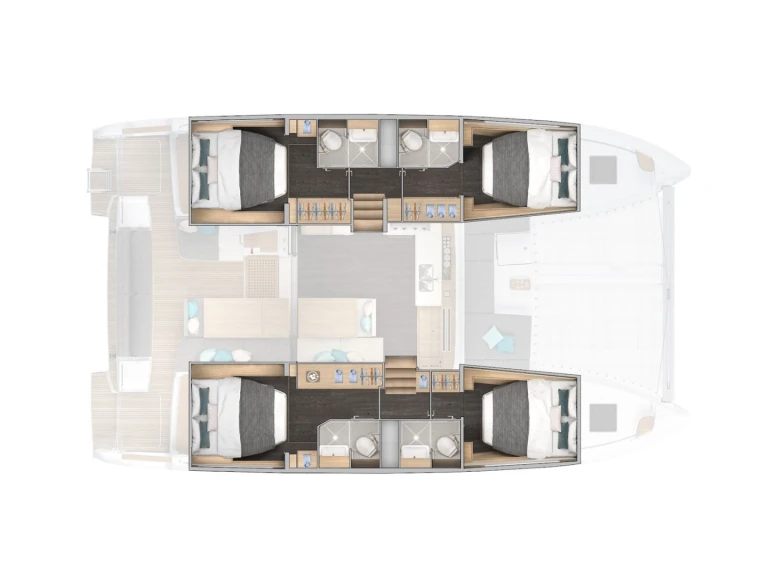 Yacht hire Salerno cheap Lagoon 43