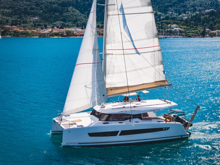 Fountaine Pajot FP 41 charter bareboat or skippered in  Gouvia