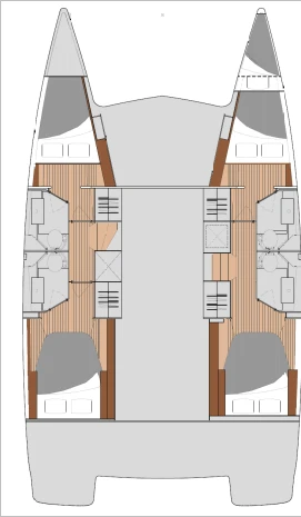 Fountaine Pajot Isla 40 charter bareboat or skippered in  Deme of Volos
