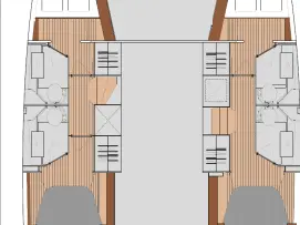 Fountaine Pajot Isla 40 charter bareboat or skippered in  Deme of Volos