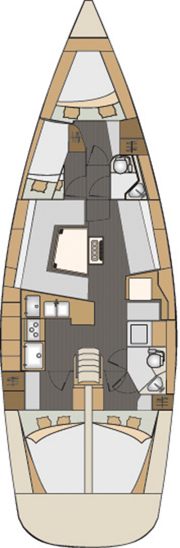 Hire Sailboat with or without skipper Elan Split