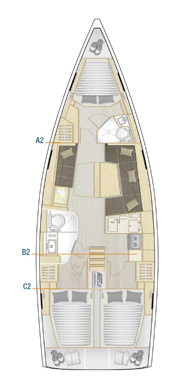Hire Sailboat Hanse with a boat licence