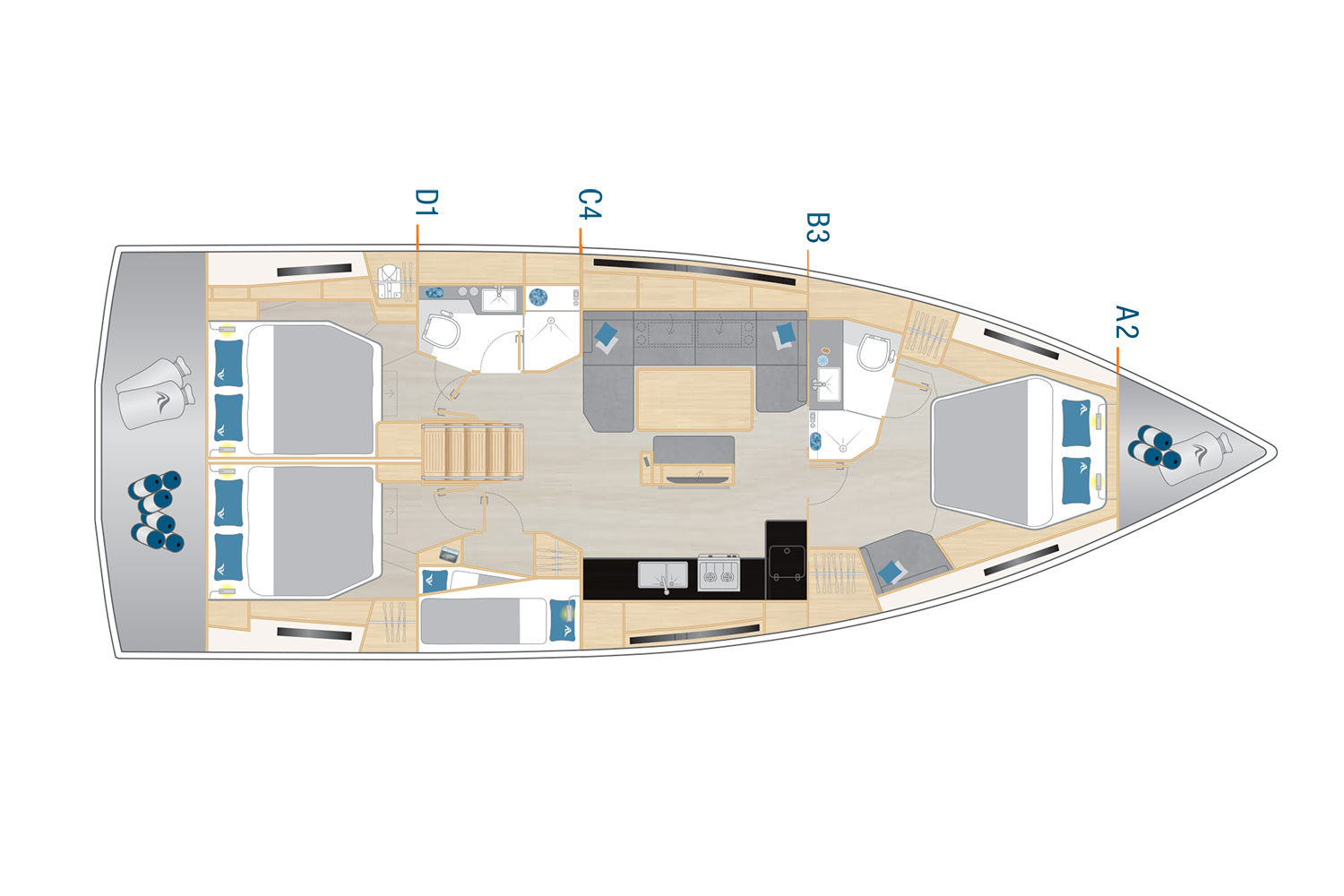 Charter a Hanse Hanse 460 in Kaštela on Samboat