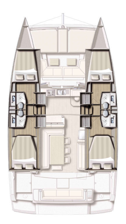 Catamaran hire in Lefkáda - Bali Bali 4.1