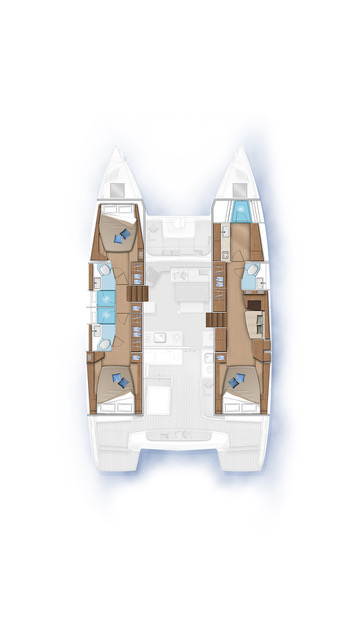 Hire Catamaran Lagoon with a boat licence