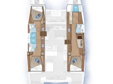 Hire Catamaran Lagoon with a boat licence