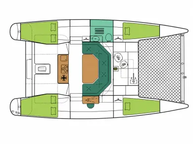 Charter a Fountaine Pajot Maldives 32 in Les Prises on Samboat