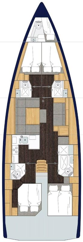 Sailboat to hire Gouvia at the best price