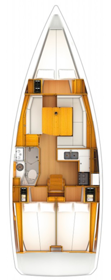 Sailboat hire in Gouvia - Jeanneau Sun Odyssey 389