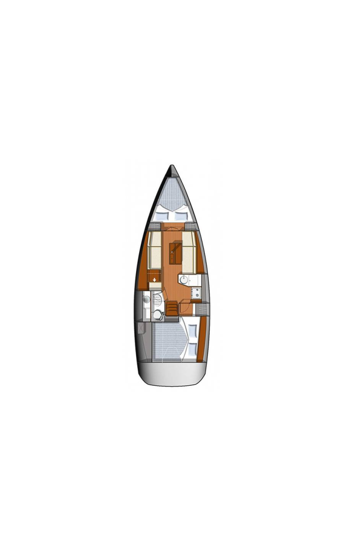 Hire Sailboat Jeanneau with a boat licence
