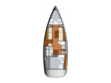 Hire Sailboat Jeanneau with a boat licence