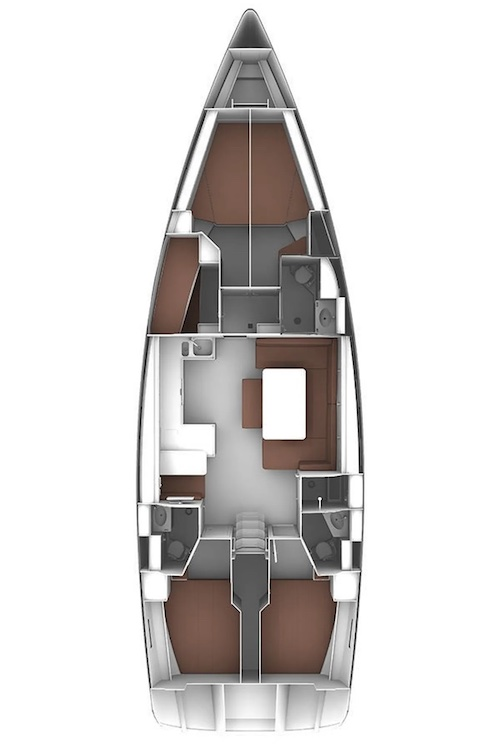 Bavaria Cruiser 51 charter bareboat or skippered in  Seget Donji