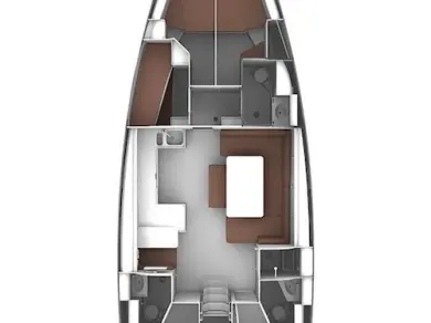 Bavaria Cruiser 51 charter bareboat or skippered in  Seget Donji