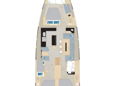 Sailboat hire in Kaštela - Hanse Hanse 590