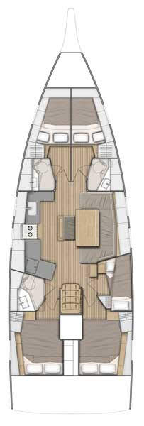 Hire Sailboat Bénéteau with a boat licence
