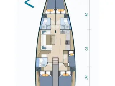Yacht hire Kaštela cheap More 55