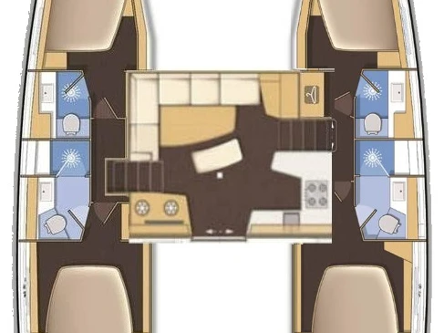 Catamaran hire in Kos - Lagoon Lagoon 42