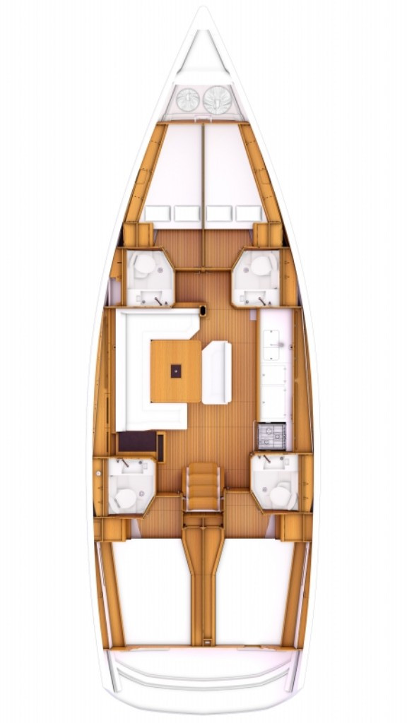 Jeanneau Sun Odyssey 479 charter bareboat or skippered in  Lefkáda