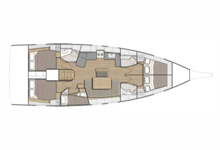 Sailboat hire in Göcek - Bénéteau Oceanis 46.1