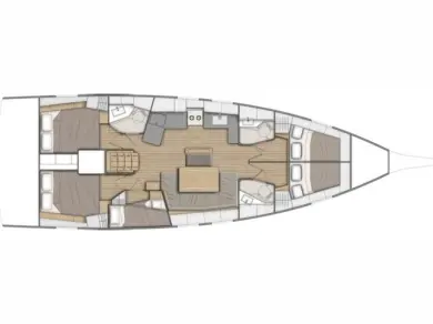 Sailboat hire in Göcek - Bénéteau Oceanis 46.1