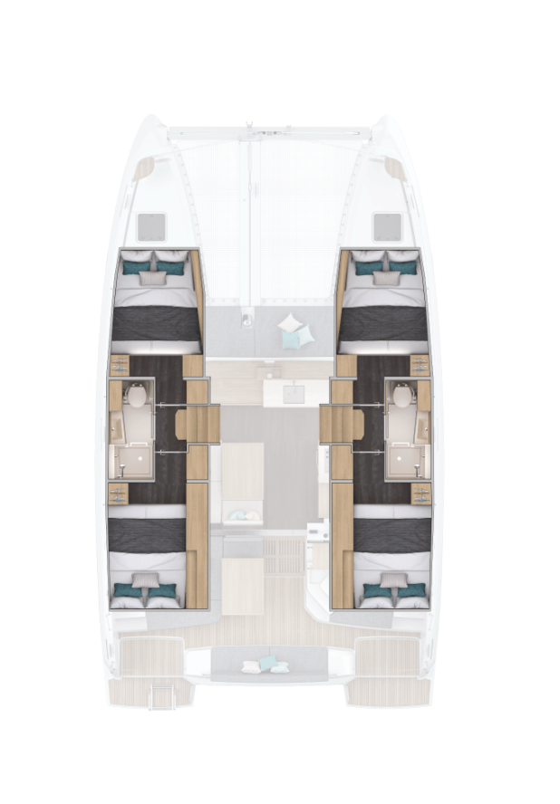 Yacht hire Ajaccio cheap Lagoon 38