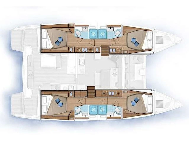 Lagoon Lagoon 46 Iconic charter bareboat or skippered in  Eden Island